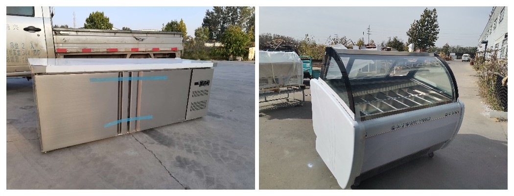 Ice Cream Trailer Fridge